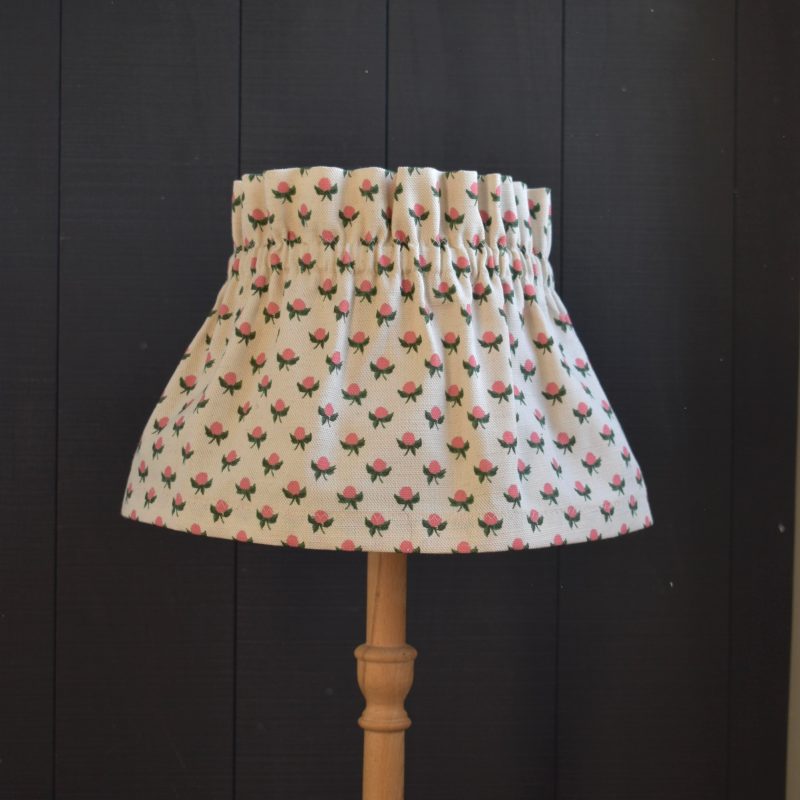 Dolly Floral Pink Bud Scrunchie Lampshade