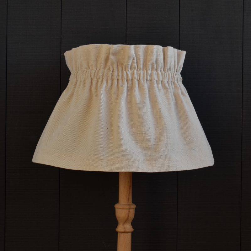 Dolly Cream Cotton/Linen Scrunchie Lampshade