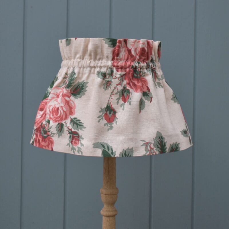 Dolly Rose Floral Scrunchie Lampshade