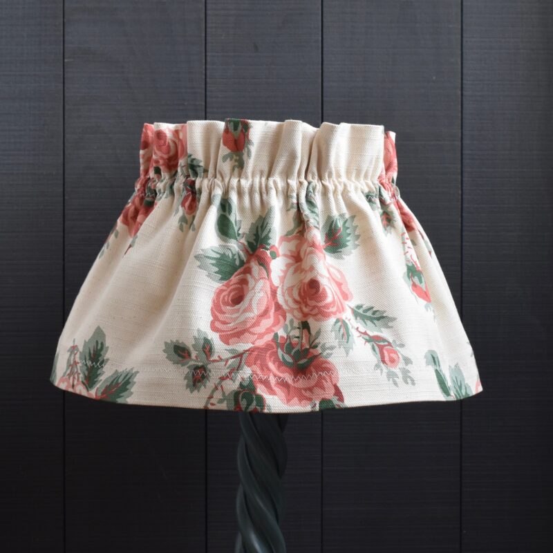 Dolly rose floral scrunchie lampshade